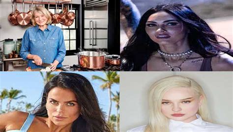 Martha Stewart, Megan Fox, Kim Petras and Brooks Nader Are。